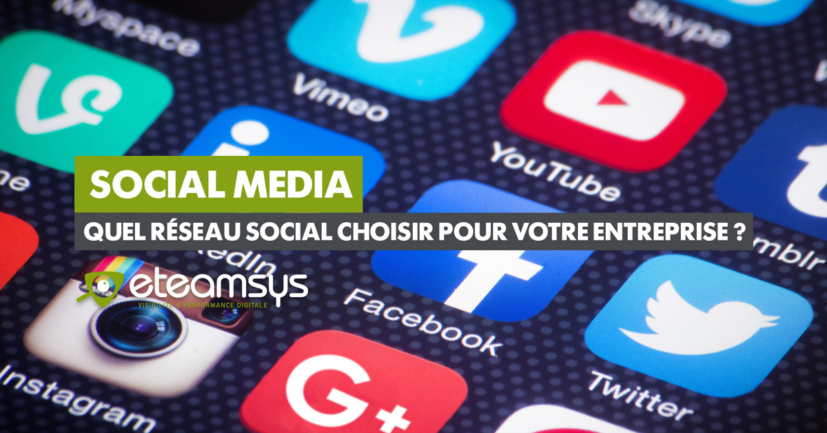 Smo Quel R Seau Social Choisir Pour Votre Entreprise Agence